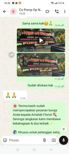 Testimonial Papan Bunga asem margaluyu